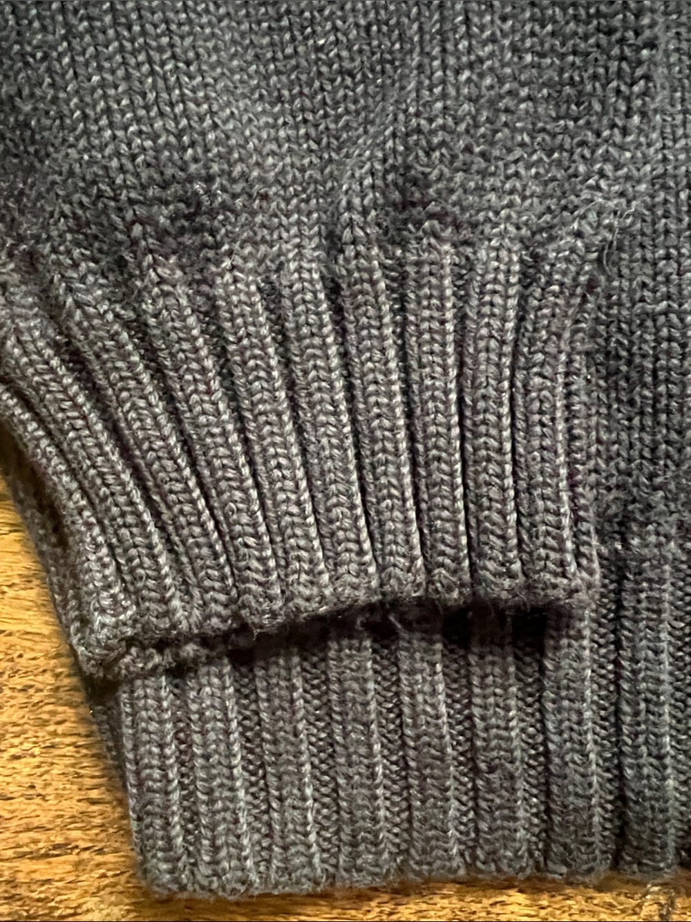 Polo by Ralph Lauren Black Crewneck Sweater with Purple Pony - Picture 5 of 5